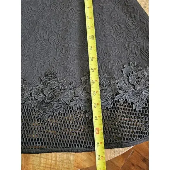 Express Mesh Sleeveless Swing Dress Women’s Size 4 NWT Punk Goth Floral Emo - Picture 7 of 11